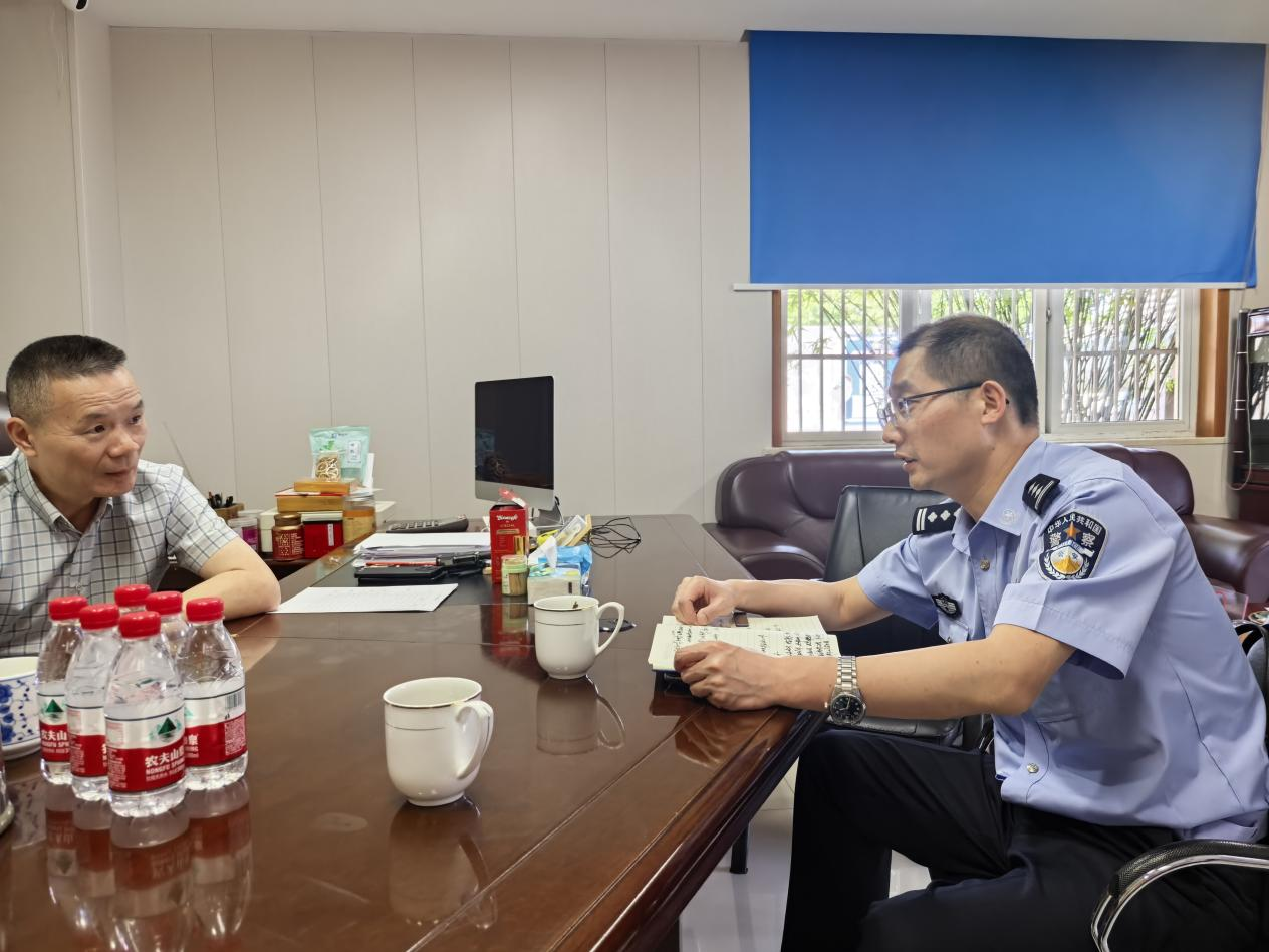 警商联动启新程  共筑平安经营防线