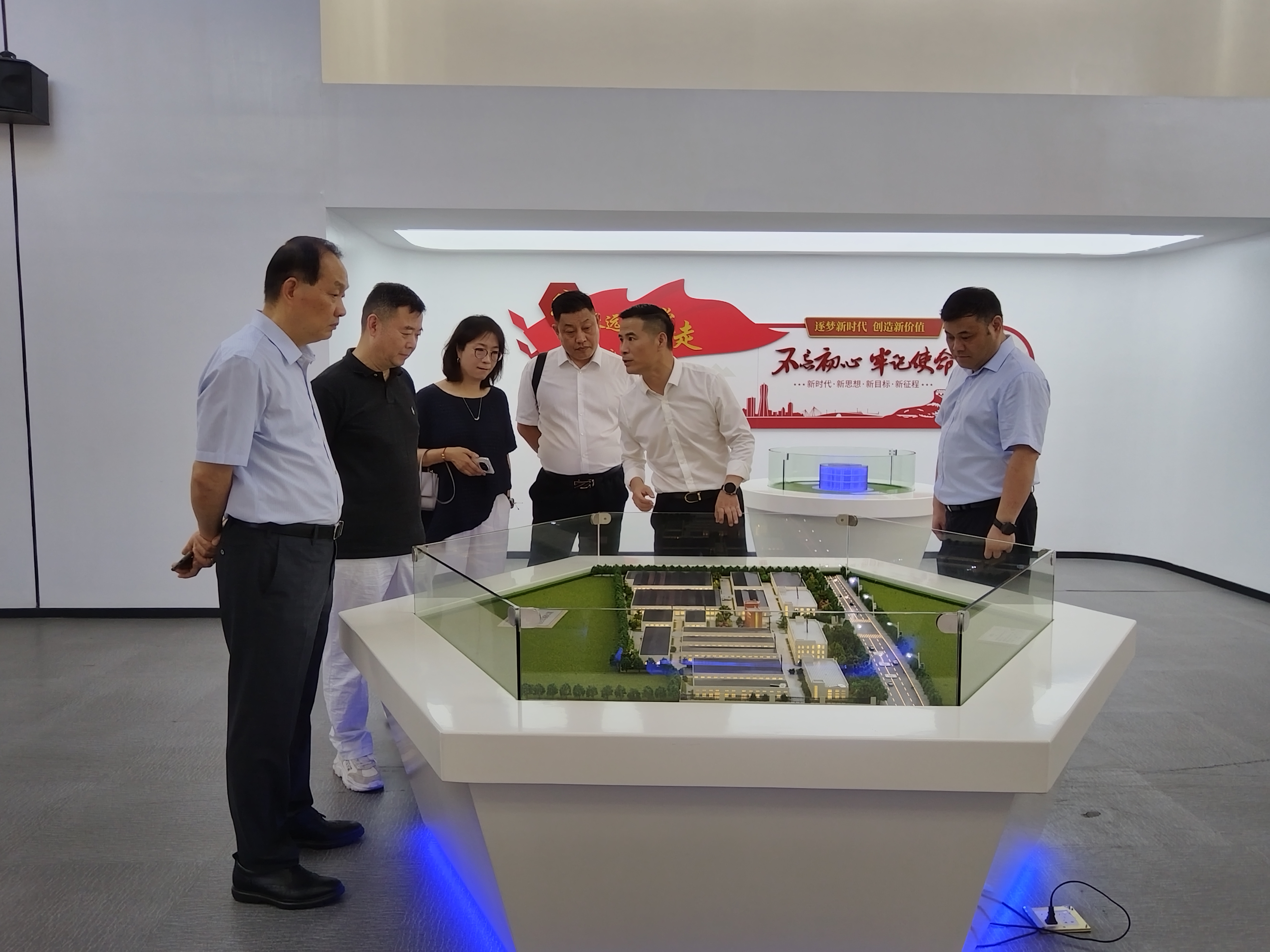 浙江旅游投资集团副总经理蔡耘一行莅临球盟会文创集团调研指导