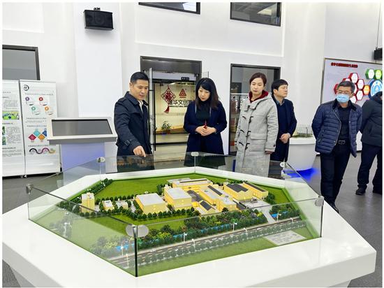 淮南市田家庵区区委常委、副区长张曙晖 考察球盟会文创集团