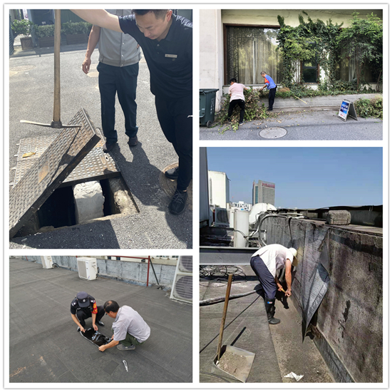 球盟会文创集团组织开展防台、抗台准备工作