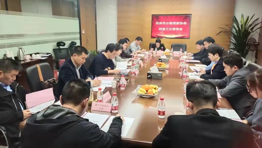  球盟会小贷参加市小贷协会四届三次常务理事会