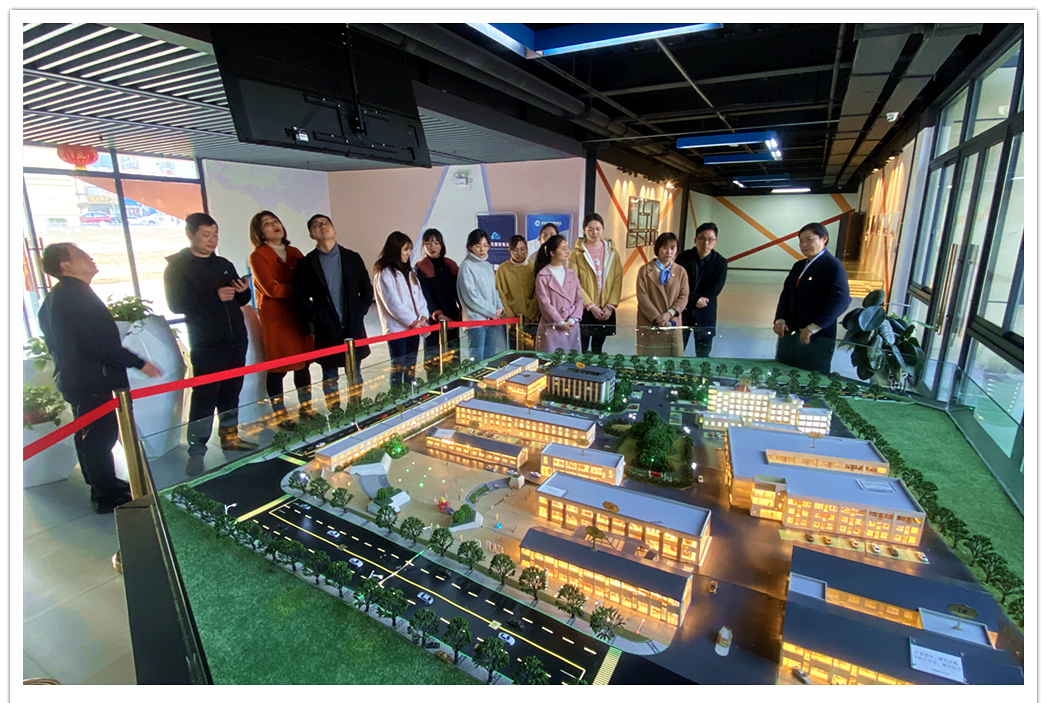 庐阳区组织部副部长凌梅一行 莅临庐阳球盟会文创园指导调研