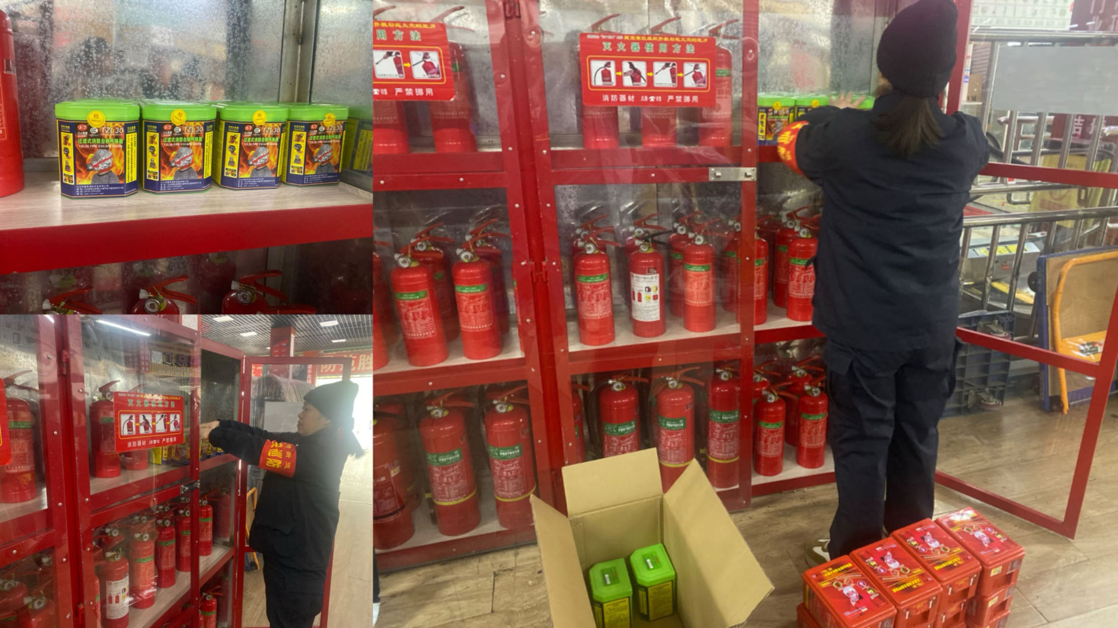 球盟会市场更换防烟面罩进行时