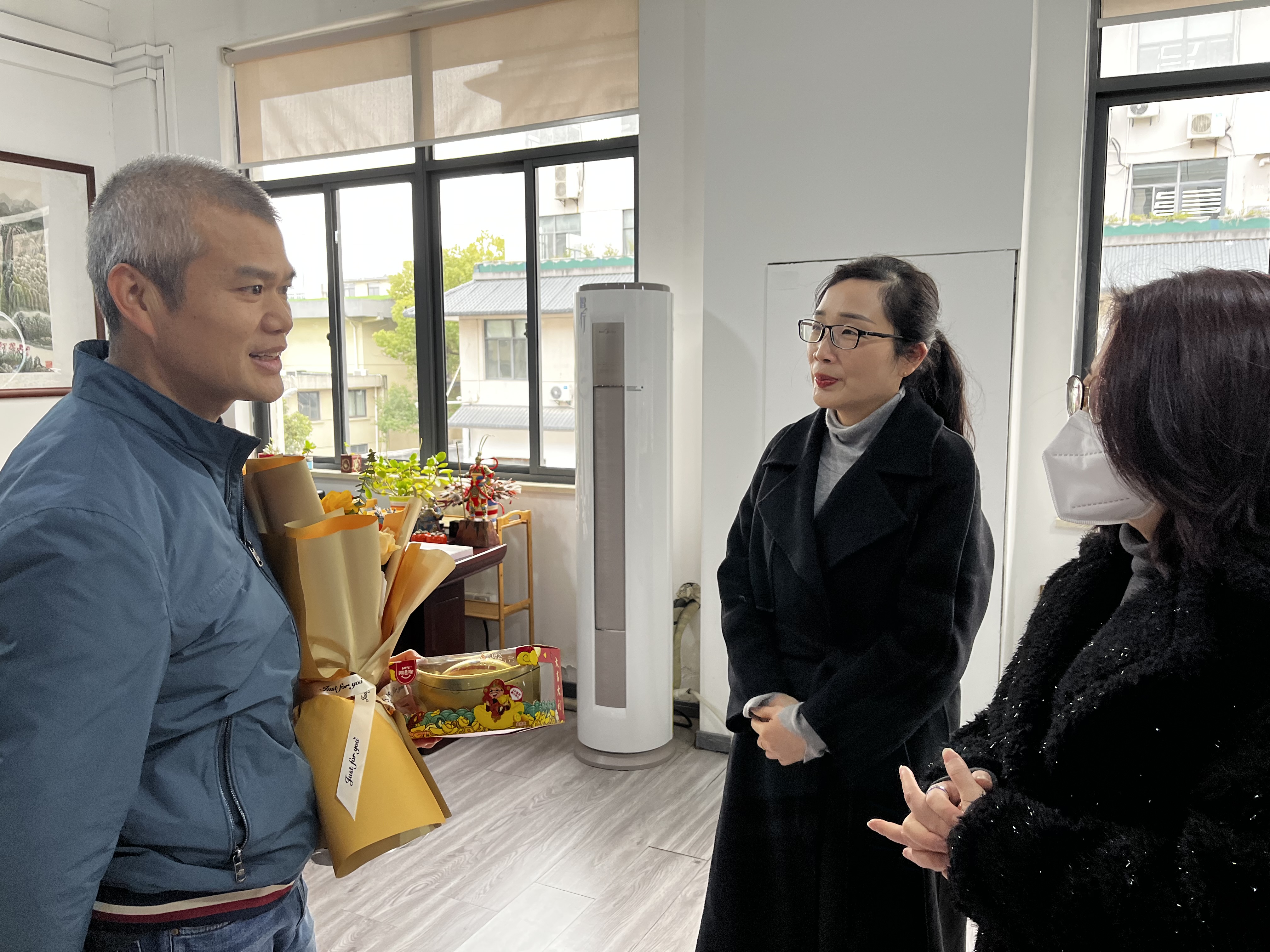 问需访企业、促膝话发展——球盟会文创集团开展新春企业走访活动